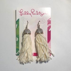 Lilly Pulitzer Midnight Tassel Earrings